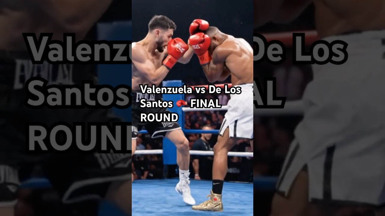 Valenzuela vs De Los Santos 🥊 FINAL ROUND | AI Boxing Fight