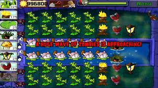 Army Cattail vs 99999 Zombies FINAL | Plants VS Zombies Survival Night