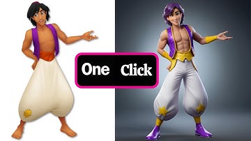 Turn 2D images to Realistic Photo for FREE [ One Click]