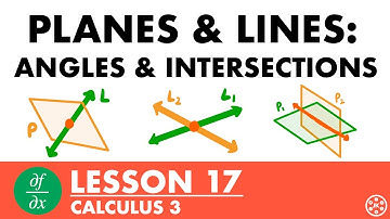 Intersections of Lines & Planes in 3D Space | Calculus 3 Lesson 17 - JK Math