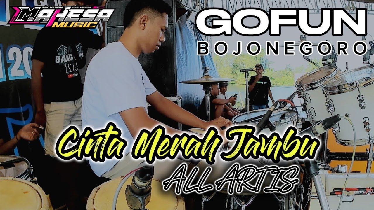 COVER KENDANG CAK FARIZ - ALL ARTIS - CINTA MERAH JAMBU - MAHESA MUSIC feat DHEHAN PRO live GO FUN