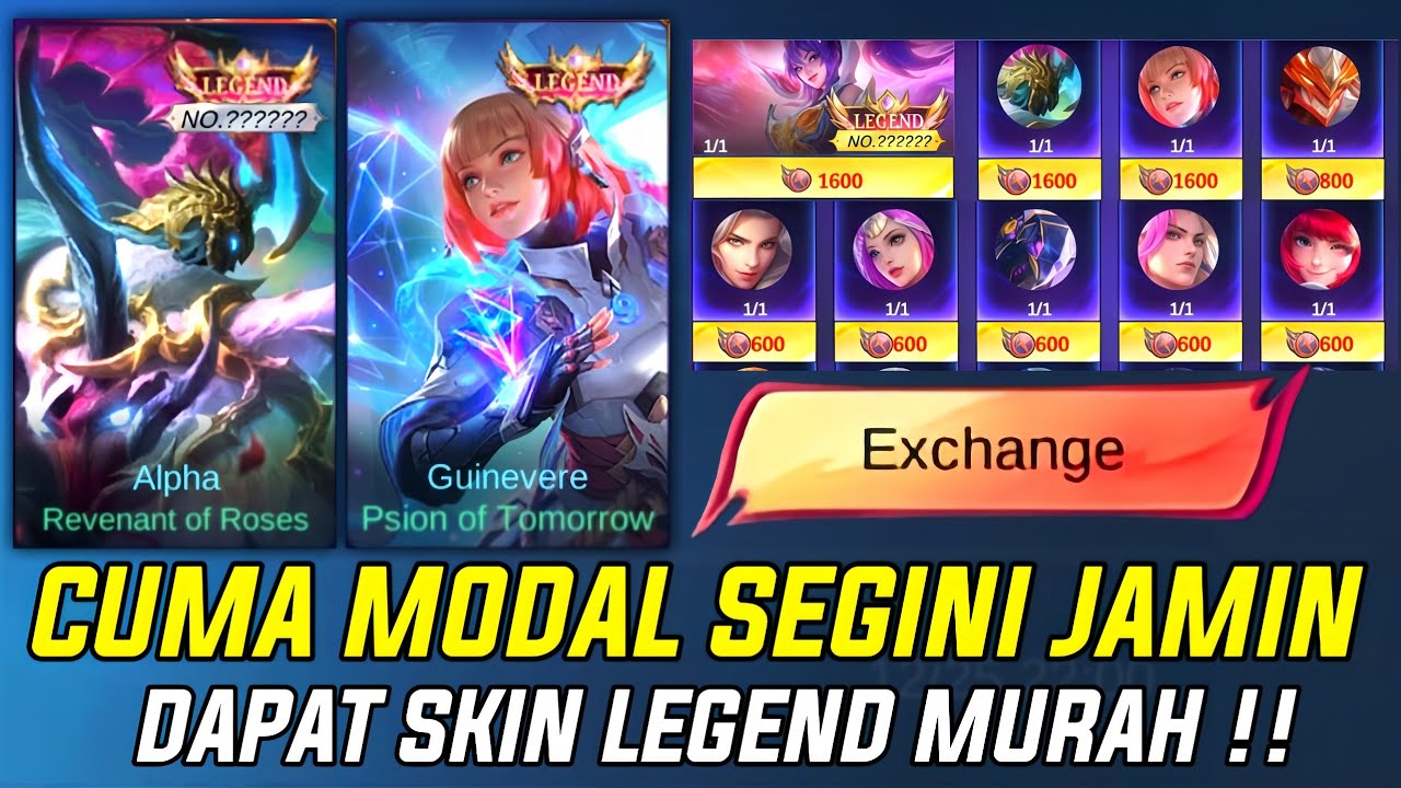 BUSET, CUMA MODAL SEGINI DI JAMIN DAPET SKIN LEGEND ALPHA MURAH ! DI EVENT SKIN LEGEND FANNY