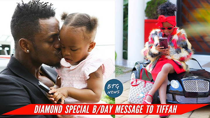 DIAMOND PLATNUMZ SENDS SPECIAL BIRTHDAY MESSAGE TO DAUGHTER TIFFAH AS SHE TURNS 4.|BTG News