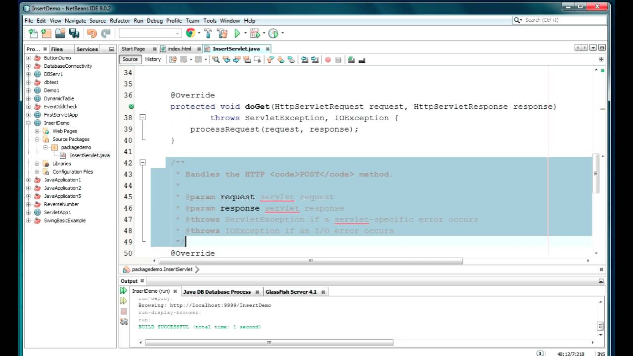 criando sintaxe de sql de servlet