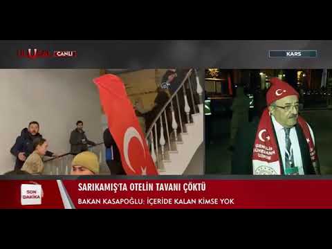 Kars Sarıkamış’ta Otelin Tavanı Çöktü: Yaralılar var \