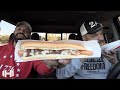 Eating Sonic's "Footlong Quarter Pound Coney"