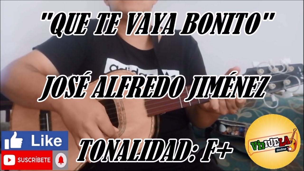 Que Te Vaya Bonito José Alfredo Jiménez Cover Vihuela YouTube