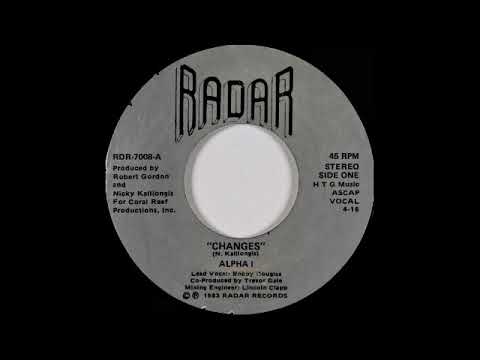 ALPHA I   Changes   1983   Radar   Records