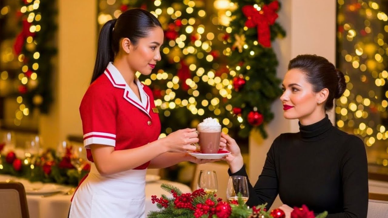 La CEO fue RECHAZADA en una CITA DE NAVIDAD… hasta que una CAMARERA le llevó CHOCOLATE CALIENTE.