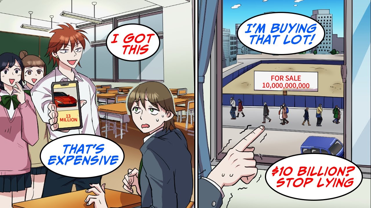 My rich classmate made us present about what we were getting for our graduation presents [Manga Dub]