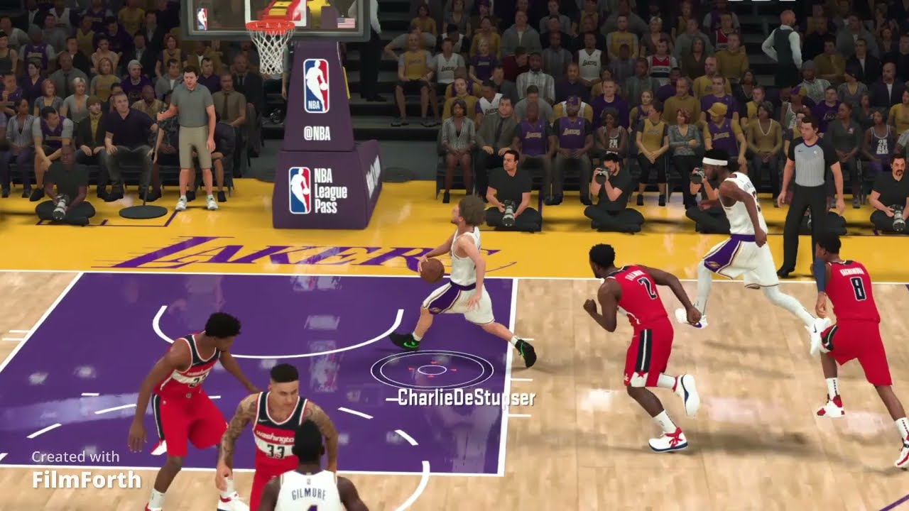 NBA 2K22 Mycareer crazy Cradle Dunk into Reverse Layup (contested) - YouTube
