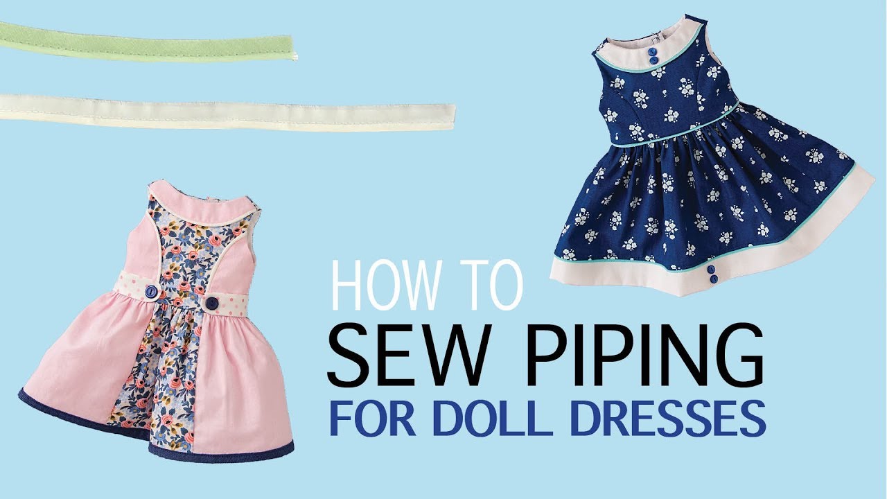 How To Sew Piping - YouTube