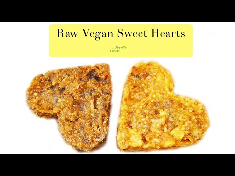 Raw Valentine's cookies Low Fat Raw Vegan - YouTube