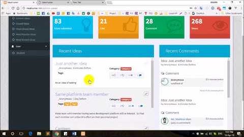 Ideahunter Application Demonstration for Enterprise Web Software Development Coursework