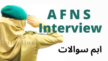 AFNS Interview Important Questions | Tips | AFNS Interview Preparation 2021
