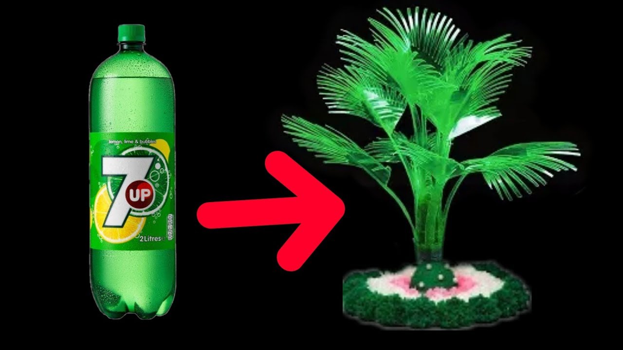 7up bottle flowers plastic bottle crafts How to Make a plastic