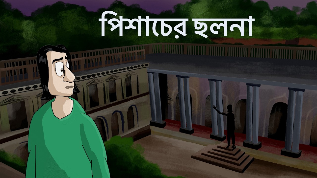 Pishacher Cholona - Horror Story | Ghost Story of a Family | Village Bungalow Horror Story |  JAS