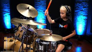 Wright Music School - Macy Dort - AC/DC - Highway To Hell - Drum Cover