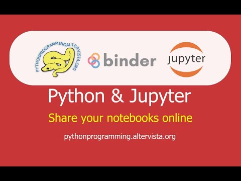 Jupyter notebooks: share them with mybinder.org