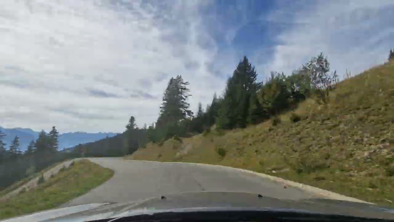 Col de la Croix, Switzerland. Les Diablerets to Villars-sur-Ollon, full run hyperlapse