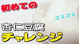 ぷるっぷる！初めて杏仁豆腐作ってみた