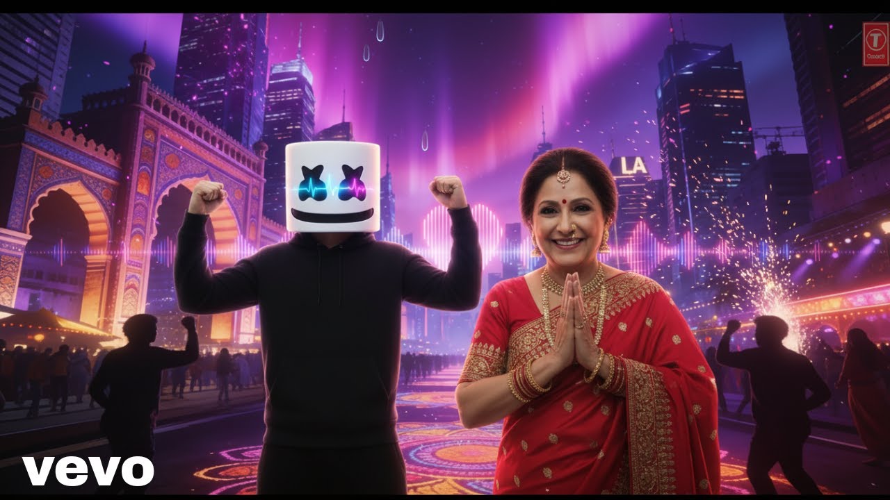 Marshmello x Alka Yagnik – Heartbeat Fusion (Dil Ki Dhadkan)  EDM Bollywood Love Anthem