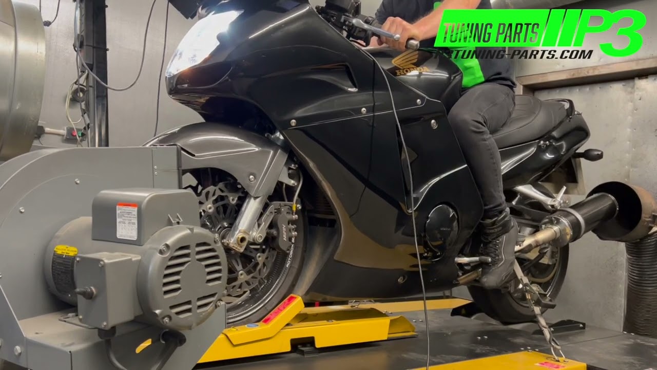 Honda CBR1100XX Blackbird Dyno Carbon Power commander mapping P3 Tuning