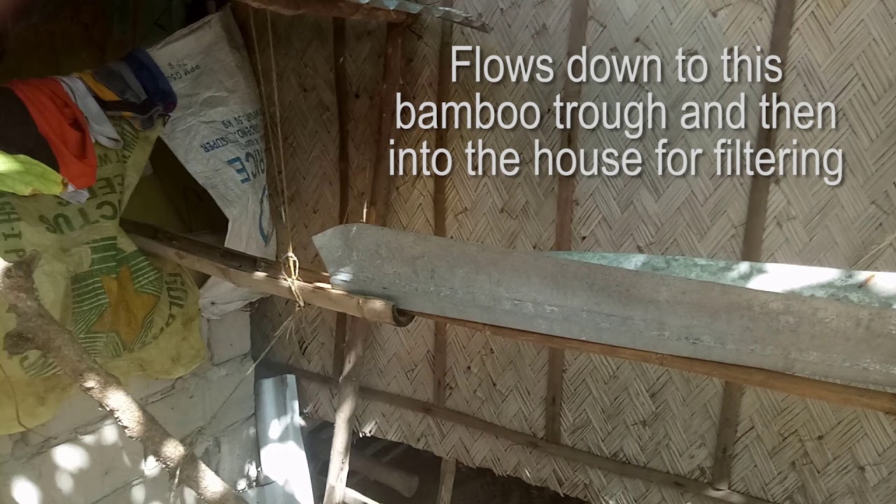 Filipino Bamboo Gutter System YouTube