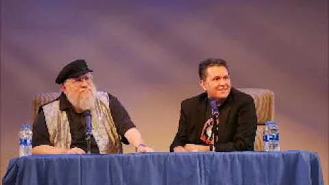 GRRM interview with John Picacio in Redwood City at the Fox Theater on August 14th, 2018