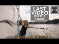 Final days of class c rv travel by the ocean