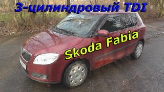 3 цилиндра TDI . Skoda Fabia