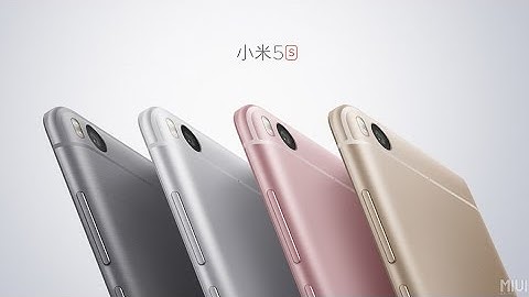 Xiaomi Mi 5s Official Video