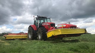 SLAUGHTERING MEADOWS WITH THE POTTINGER MOWERS!!! #SILAGE21