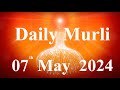 Daily murli english 7 may 2024daily english murlimurli in englishenglish murli todaymurli