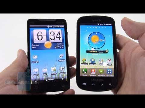 Video: Skillnaden Mellan Android-smartphones Samsung Epic 4G Och HTC EVO 4G