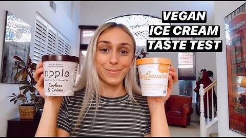 VEGAN ICE CREAM (RIPPLE & VAN LEEUWEN) TASTE TEST