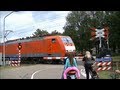 Spoorwegovergang venlo  dutch railroad crossing