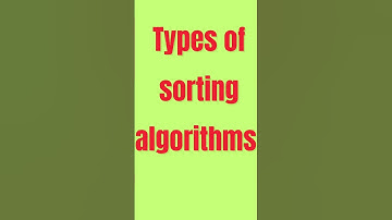 Sorting algorithms ⌨📡💻 #youtubeshorts #technology #sorting #sortingalgorithm #datastructures #sorts