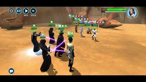 Vader, palps, thrawn, wat and traya VS rey, safary bros, holdo and R2