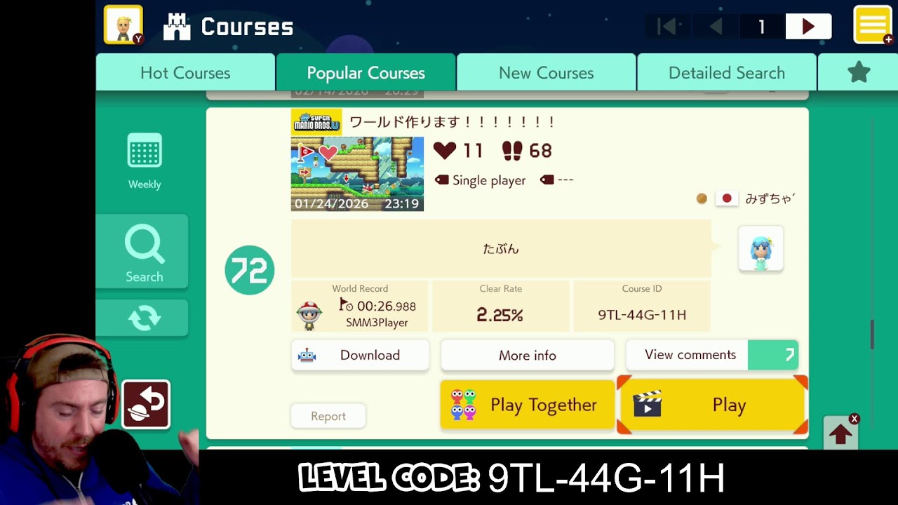 Endless Expert! (58 Lives | 1,472 Clears) Family Friendly Mario Maker 2 | Nintendo Switch 2