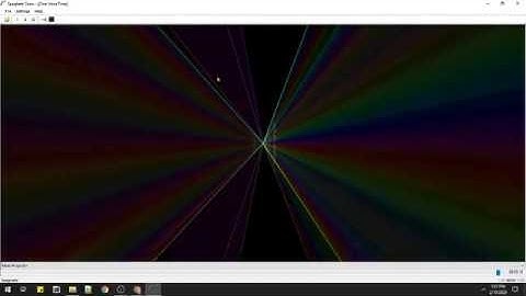 Spaghetti Laser Show - Very simple completed project