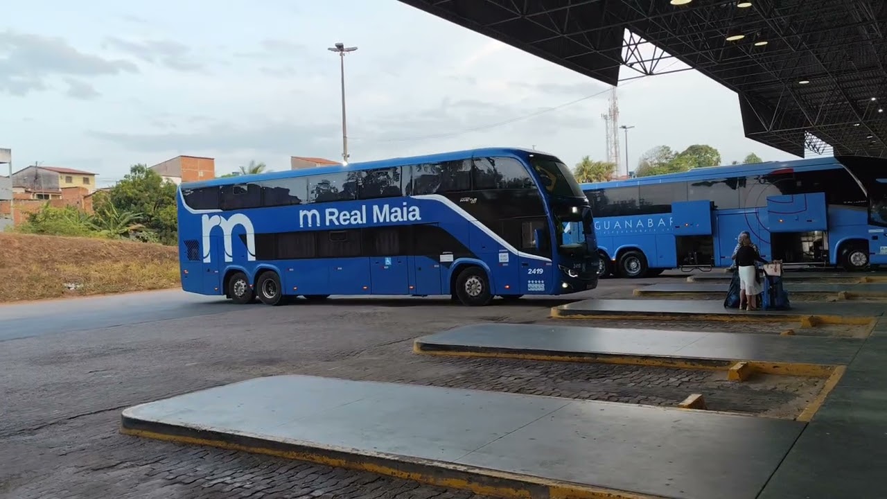 Movimentação na rodoviária de São Luis - MA movimento intenso ao anoitecer 