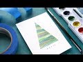 Holiday Card Series 2019 - Day 16 - Easy DIY Tree