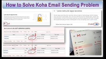 How to Solve Koha Email Sending Problem | Lib Power Tech | Tamil