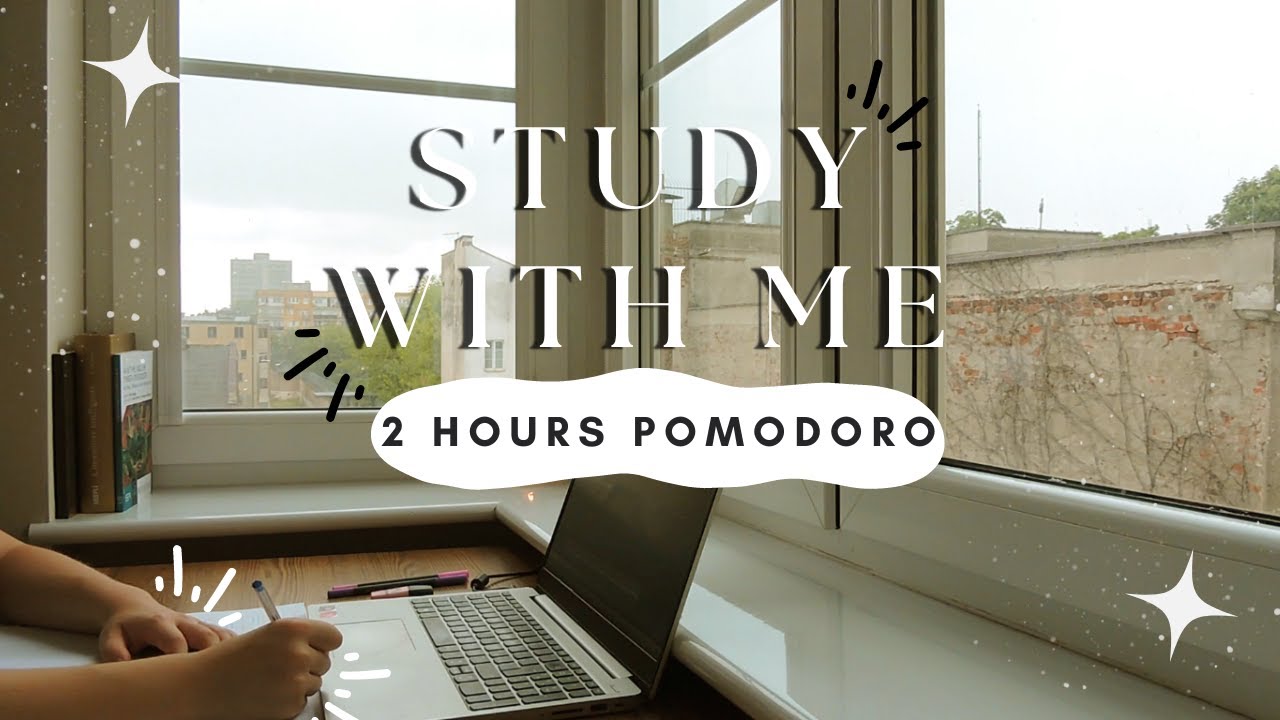 2 HOURS STUDY WITH ME POMODORO 50/10 I No Music, Background noise - YouTube