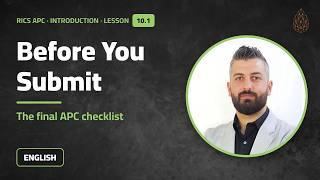 RICS APC Final Submission Checklist: Check This Before You Submit | Lesson 10.1