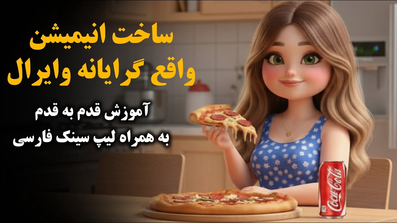 انیمیشن وایرال بساز به همراه لیپسینکِ فارسی با هوش مصنوعی رایگان