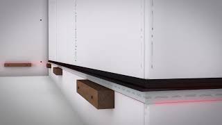 Embling & Installation Shadow Gap Profile For Drywall