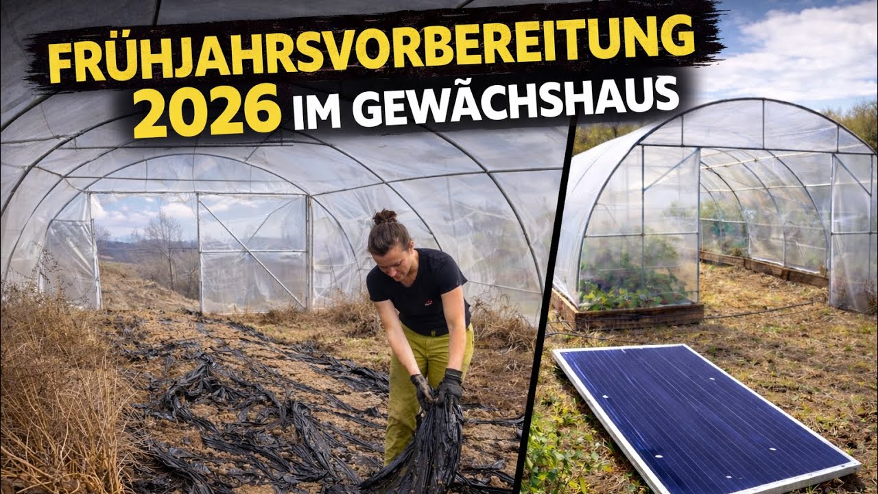 Gewächshaus zurück ins Leben 2026 Teil 1