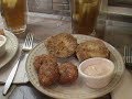 Fried Green Tomatoes and Little Cheese Patties